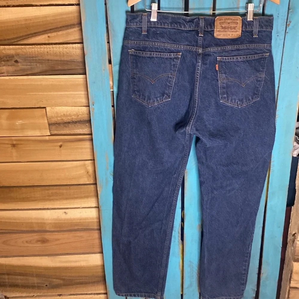 Vintage 90s Levi’s 505 orange tab jeans size 37x32 (tag says 38x32) October 1993